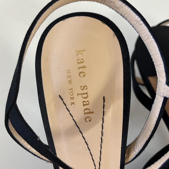 kate spade ankle strap sandal- near perfect condition! - Picture 5 of 8